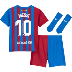 Nike 2021-2022 Barcelona Infants Home Kit MESSI 10 Blue Months