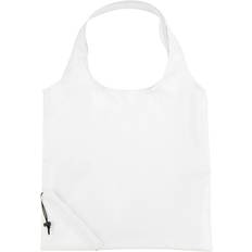 Polyester Fabric Tote Bags Bullet Bungalow Foldable Polyester Tote Pack Of 2 White One Size