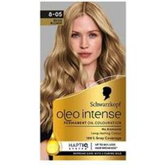 Beige Permanent Hair Dyes Schwarzkopf Oleo Intense Permanent Oil Colour 8-05 Blonde
