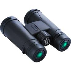 Chronus 12x42 Binoculars for Adults Portable and Waterproof Compact Binoculars with Low Light Night Vision for Bird Watching Huntingblack