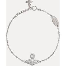 Platinum Bracelets Vivienne Westwood Narcissa bracelet PLATINUM-WHITE-CZ