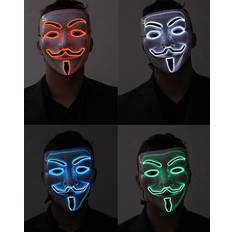 Horror-Shop LED String Vendetta Maske JETZT online kaufen