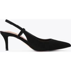 Black Heels & Pumps Kurt Geiger London Belgravia Suede Slingback Court Shoes, Black