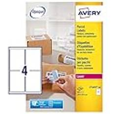 Avery L7169B Självhäftande paketetiketter, laserskrivare, 4 etiketter