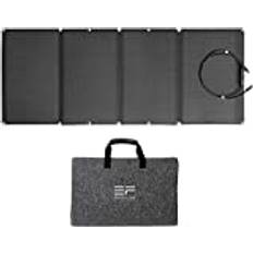 Solar Panels Ecoflow EF ECOFLOW 160W Portable Solar Panel for Power Station, Foldable Solar Charger Chainable with Adjustable Kickstand, Waterproof IP67 for Outdoor Camping RV Off Grid System