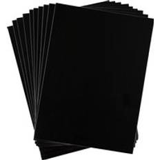 D-C-Fix A4 Self-adhesive Vinyl Sheets Craft Pack Matt Black 10 Sheets Black