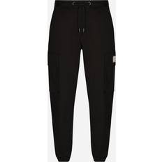Leopard - Men Trousers & Shorts Dolce & Gabbana Skinny Cargo Denim Jeans Black