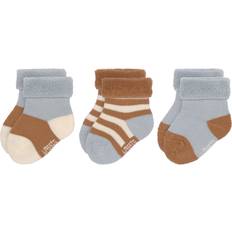 Barn Frottéstrumpor 3-Pack - Ljusblå Caramel