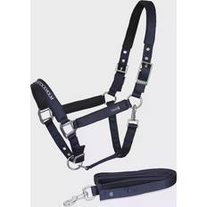 Reitsport Halfterset Modern Tech Navy Equestrian Stockholm Dunkelblau in Dunkelblau dunkelblau, Full/WB