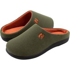 Green - Men Slippers Dove Men's Original Two-Tone Memory Foam Slipper - Emerald