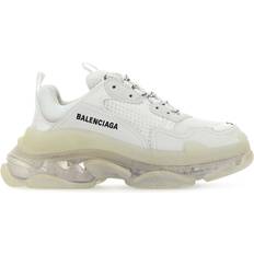 Balenciaga Hombre Zapatillas Balenciaga White Synthetic Leather And Fabric Triple Sneakers