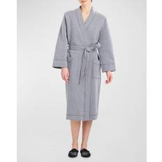 Natori Quilted Infinity Jacquard Robe HEATHER GREY
