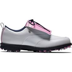 FootJoy Premiere Series Dam, 38.5, WHITE/BLACK PATENT/WHITE