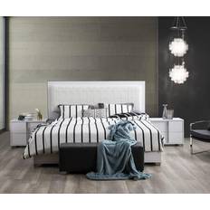 Roma Modern Platform Glossy Headboard