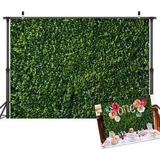 Art Studio Art Studio Green Leaves Photography Backdrops Spring Nature Safari Party Decoration Outdoorsy Newborn Baby Shower Backdrop Wedding Birthday Photo Background Studio Props Booth Vinyl 7x5ft