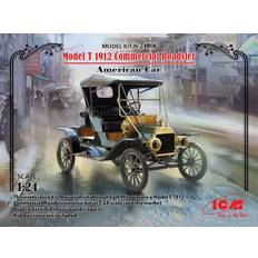 Scale Models & Model Kits ICM 24016 1:24 Model T 1912 Commercial Roadster, US Car