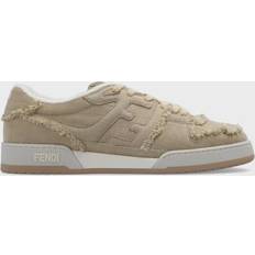 Sko Fendi Grey Calf Leather Low Top Sneakers EU44/US11