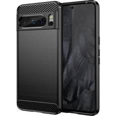 Google Pixel 8 Pro Mobilcovers Skalo Google Pixel 8 Pro Armor Carbon Stødsikker TPU-cover Sort
