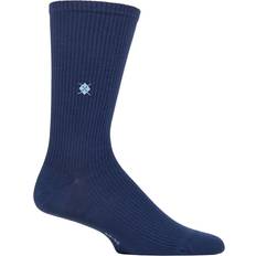 SockShop Intimo SockShop Mens Pair Burlington Boston Organic Cotton Ribbed Royal Blue 6.5-11 Mens