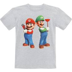 Super Mario T-shirt av Nintendo Barn Plumbing Bros. grå