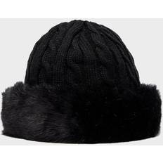 Acrylic Hats PETER STORM Women's Camilla Fur Trim Hat, Black