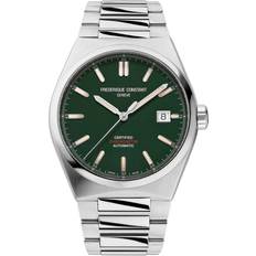 Frederique Constant Analog med i rostfritt mid-39846, Silver