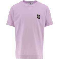 Stone Island Top Stone Island T-Shirt Lilla Bambino in Cotone - Viola