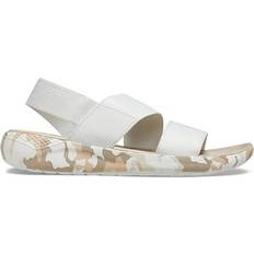 Crocs LiteRide Printed Camo Stretch Sandal Almost White 36-37