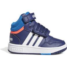 Adidas Kinder Hoops Mid Schuh Blau