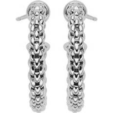 Fope Essentials 18ct White Gold Hoop Earrings