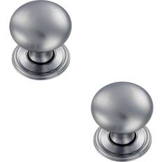 Building Materials Loops Round Victorian Cupboard Door Knob 38mm Dia Satin Cabinet Handle