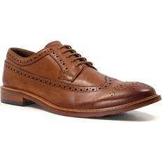 Dune London Brown Superior Leather Wingtip Brogue Shoes