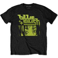 Billie Eilish Anime T Shirt - Black