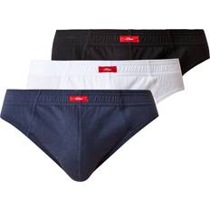 s.Oliver Slip, 7er-Pack, Logo-Bund, für Herren, blau