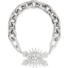 Rabanne Link Crystal-embellished Choker Silver One
