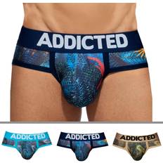 Addicted 3- Pack Tropical Mesh Brief Push Up AD889P