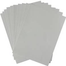 D-C-Fix Pack of 10 A4 Self-adhesive Vinyl Sheets Craft Pack MATT LIGHT GREY