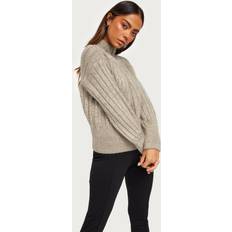 Mujer - Natural Suéteres Only Agnes Sweater Brown