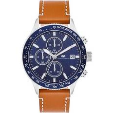 Rhodenwald & Söhne Mens Male Genuine Leather Watch 43 mm