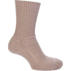 Clothing Pair Alpaca Ribbed Boot Socks With Cushioning Tan 11-13