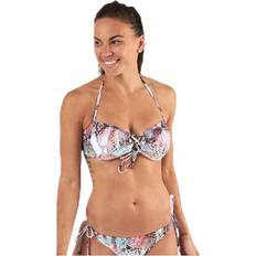 Beige Hauts de bikini Pieces Noelle Bikini Bandeau Beige Female