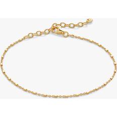 Monica Vinader Women Bracelets Monica Vinader Gold Station Chain Bracelet, Gold