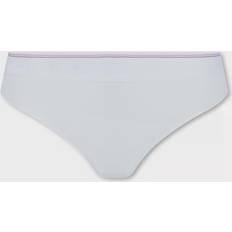 Côtelé Culottes Alexander Wang Classic Logo Brief - White