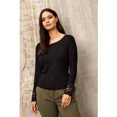 Vivian Bluse, Farve: Black, Størrelse: XL, Dame