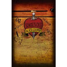Polyester Plakater ROCK OFF Alice Textile Schools Out Alice Poster