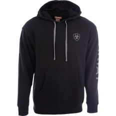 Ariat Men Sweaters Ariat Men's Logo Hoodie - Black