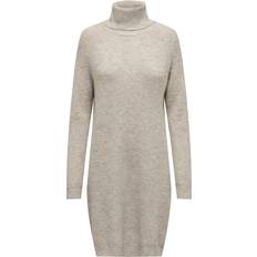 Wool Dresses Only Mini Roll Neck Knitted Dress