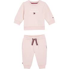 Tommy Hilfiger Sonstige Sets Tommy Hilfiger Baby's Logo Sweatshirt & Joggers Set - Whimsy Pink