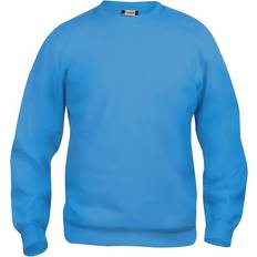 Turquoise - Unisex Jumpers Clique Basic Round Neck Sweatshirt Turquoise