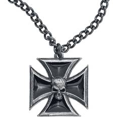 Alchemy Gothic Halskæde Black Knight's Cross Unisex Standard